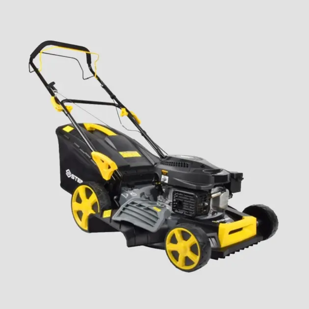 Tondeuse-thermique-tractee-4-en-1-mulching-46-cm-4CV-144cm³-STEINER